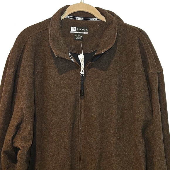 (New) Jos.A.Banks Leadbetter Golf Fleece Jacket Size XL - Picture 2 of 10
